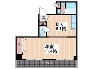 プレイス十日市の物件間取画像